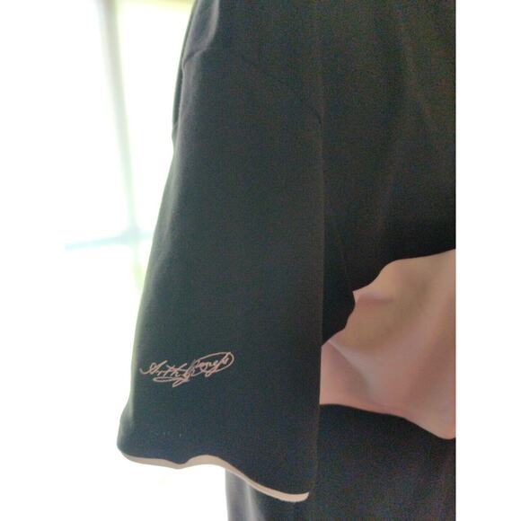 Guiness Embroidered Toucan Short Sleeve Rugby Polo Pull On Shirt Size Large - Picture 4 of 10